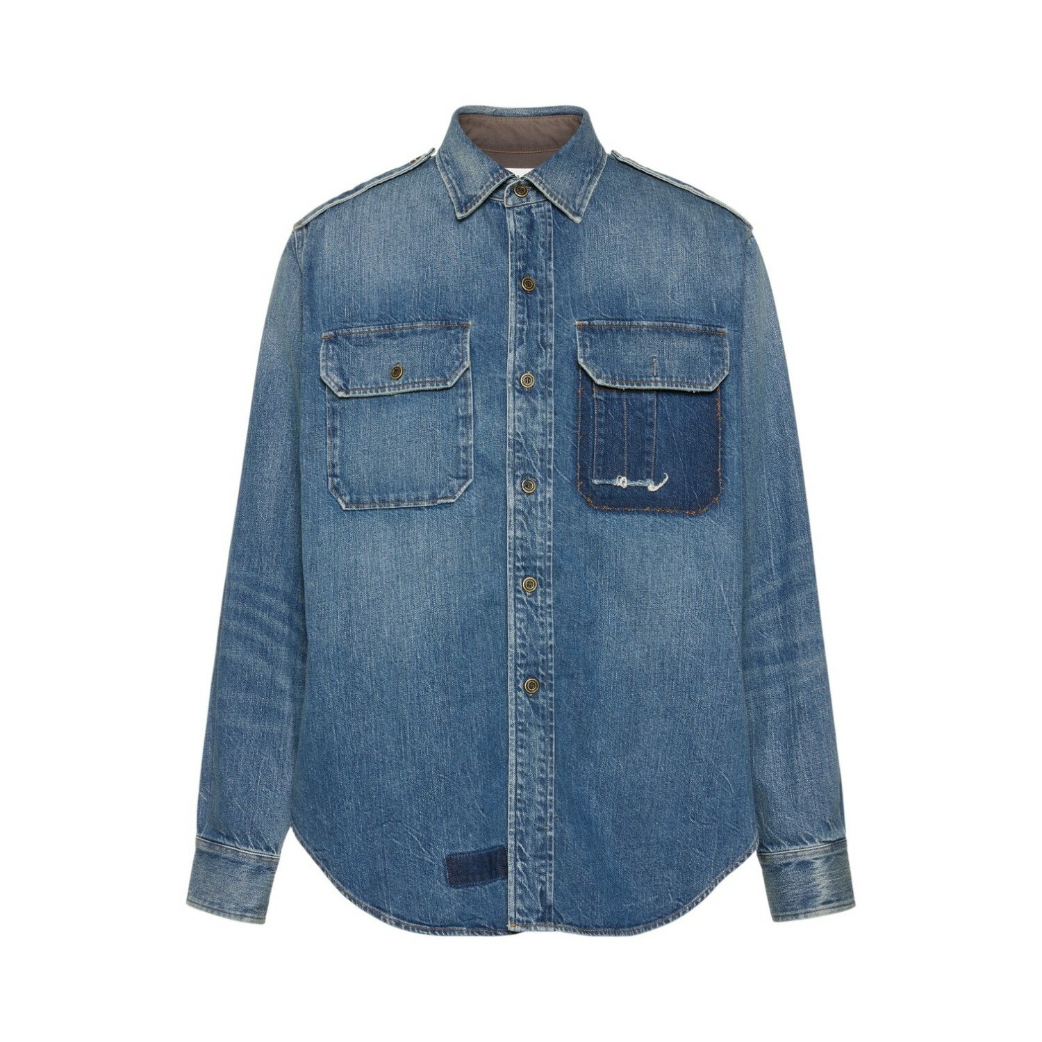 乐天商城 - 【Maison Margiela】Maison Margiela DENIM SHIRT メゾンマルジェラ デニムシャツ