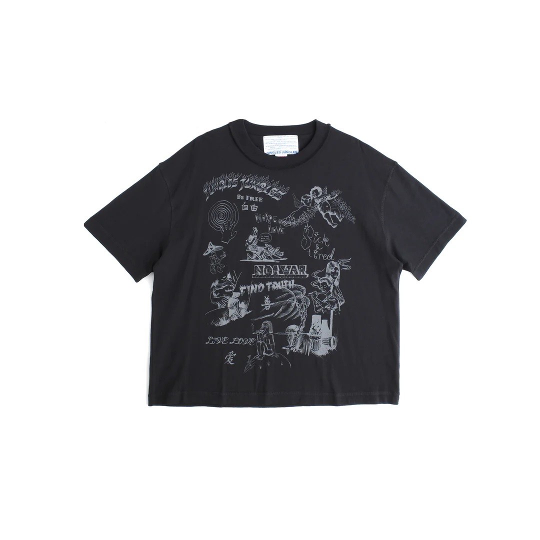JUNGLES SCRIBBLES TEE ジャングルス Tシャツ 半袖 定価￥16,500→￥13,200