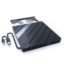 Unitek 7-in-1 外付けCD/DVDドライブ USBハブ U...(3)