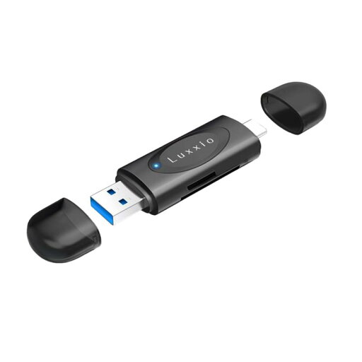 Luxxio カードリーダー USB 3.2 DDR200 190MB/s 超高速転送 USB-A/USB-C Type-C OTG対応 2-in-1 SDHC/XC microSDHC/XC カードリーダー Android/スマホ/タブレット/iPho Luxxio カードリーダー USB 3.2 DDR200 190MB/s 超高速転送 USB-A/USB-C Type-C OTG対応 2-in-1 SDHC/XC microSDHC/XC カードリーダー Android/スマホ/タブレット/iPho