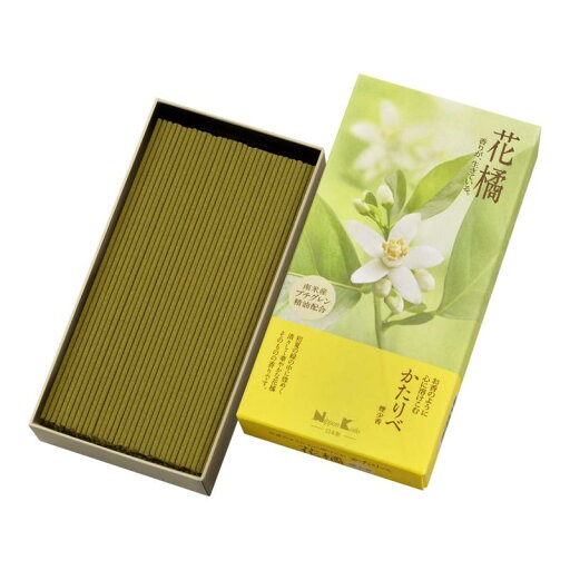 かたりべ 花橘 約100g 線香 日本香堂 煙少なめ かたりべ 花橘 約100g 線香 日本香堂 煙少なめ