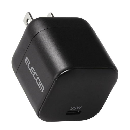 エレコム 充電器 35W Type-C 1ポート USB PD対応 スイング式プラグ GaN II PPS対応 ブラック EC-AC9235BK エレコム 充電器 35W Type-C 1ポート USB PD対応 スイング式プラグ GaN II PPS対応 ブラック EC-AC9235BK