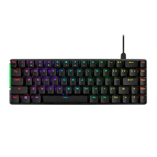 ASUS ゲーミングキーボード ROG Falchion Ace (65%レイアウト/ROG NXメカニカルスイッチ/デュアルUSB-C/タッチパネル/US配列/カバーケース付属/ROGスイッチスタビライザー/消音フォーム/FPS) ASUS ゲーミングキーボード ROG Falchion Ace (65%レイアウト/ROG NXメカニカルスイッチ/デュアルUSB-C/タッチパネル/US配列/カバーケース付属/ROGスイッチスタビライザー/消音フォーム/FPS)