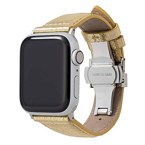 【GRAMAS】 Apple Watch バンド 本革レザー メタリック コンパチブル ビジネススタイル アップルウォッチ バンド apple watch 【GRAMAS】 Apple Watch バンド 本革レザー メタリック コンパチブル ビジネススタイル アップルウォッチ バンド apple watch