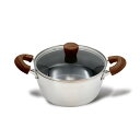 every U. チタンコート ガラス蓋付き ふっ素樹脂塗膜加工 ガス火/IH対応 高熱効率 こげつきにくい PFOS フリー 耐摩耗性75万回クリア