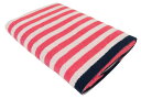 Hours バスタオル ボーダー 60×120cm ピンク ふんわりボリューム・甘撚りパイル 厚手 カラフル(3)