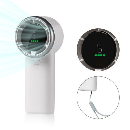 HOTFIEN 携帯扇風機 ハンディファン 手持ち扇風機 電量と風力レンジの表示付き 充電式USB扇風機 折り畳み式 小型 静音 5段階風量調節 4000mAhバッテリー内蔵 熱中症対策 オフィス/旅行/アウトド HOTFIEN 携帯扇風機 ハンディファン 手持ち扇風機 電量と風力レンジの表示付き 充電式USB扇風機 折り畳み式 小型 静音 5段階風量調節 4000mAhバッテリー内蔵 熱中症対策 オフィス/旅行/アウトド