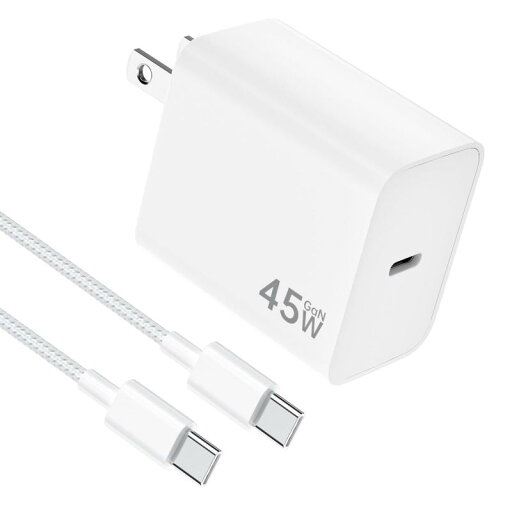iphone16-充電器 Type-C 45W 充電器 USB-C PD&PPS 高速充電 GaNFast II(窒化ガリウム)採用 タイプc 充電器 高速充電対応 48編組ナイロンケーブル付き PSE認証済み for iPhone16/15/A iphone16-充電器 Type-C 45W 充電器 USB-C PD&PPS 高速充電 GaNFast II(窒化ガリウム)採用 タイプc 充電器 高速充電対応 48編組ナイロンケーブル付き PSE認証済み for iPhone16/15/A