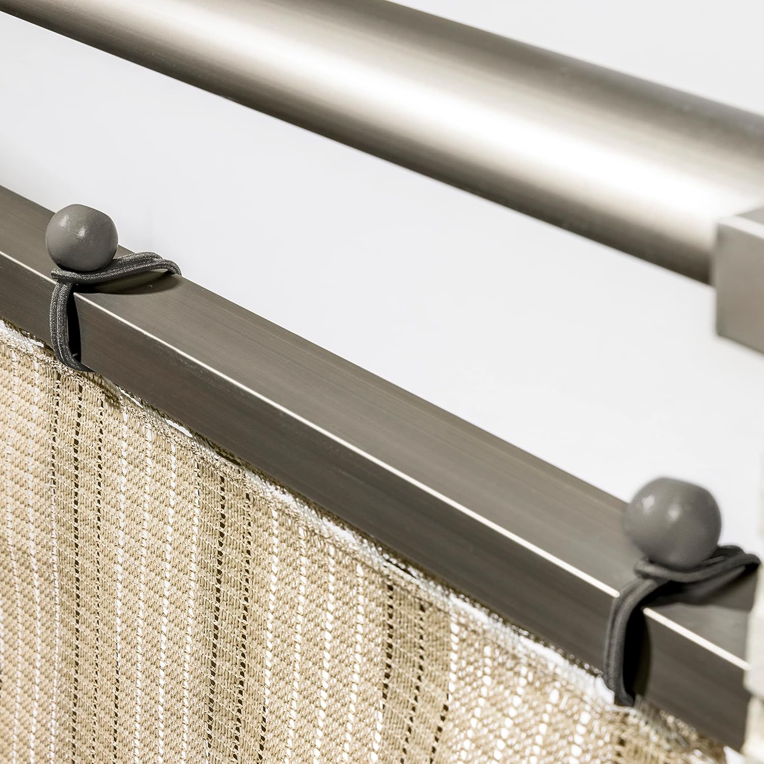 タカショー 日よけ 金具 シェード取付 伸縮フリーゴムバンド 2本組 天然ゴム CLF ボタンホールに通してつける サンシェード 取付 ベランダ 目隠し CLF-13