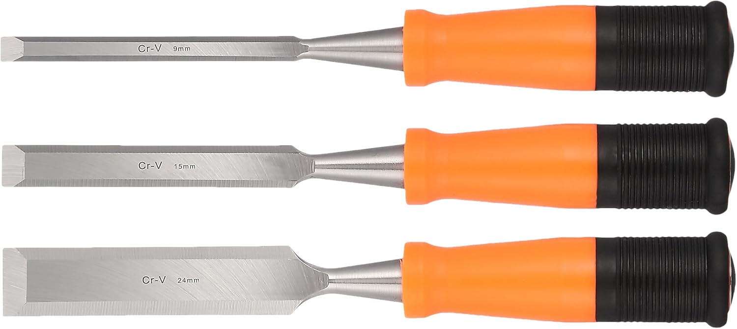 高儀(Takagi) M＆M 木工用 のみ 3本組 レギュラー【木工工作、蝶番取り付け、敷居の溝修正などに】【ハ..