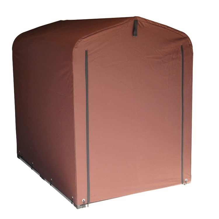 アイリスプラザ サイクルハウス 替えシート 防水 撥水 自転車 収納 ダークブラウン 2台用 梅雨対策