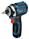 Bosch Professional(ボッシュ) 10.8V コンパクト コードレスインパクトドライバー (2.0Ahバッテリー2個・充電器・キャリングケース付...