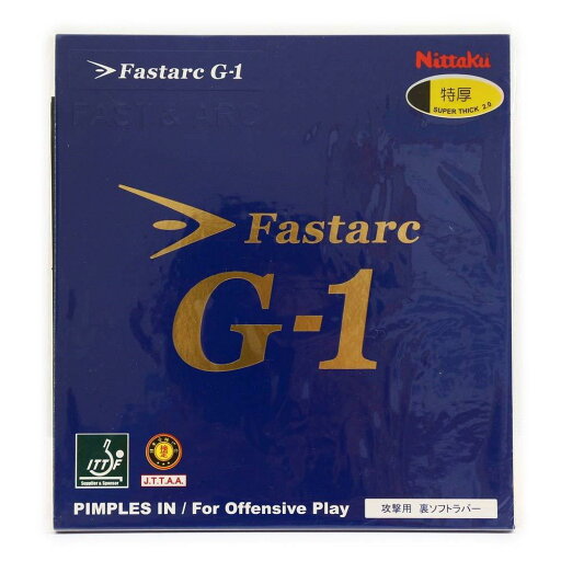 ニッタク(Nittaku) 卓球 ラバー ファスタークG-1 裏ソフト テンション ブラック 特厚 NR8702 ニッタク(Nittaku) 卓球 ラバー ファスタークG-1 裏ソフト テンション ブラック 特厚 NR8702