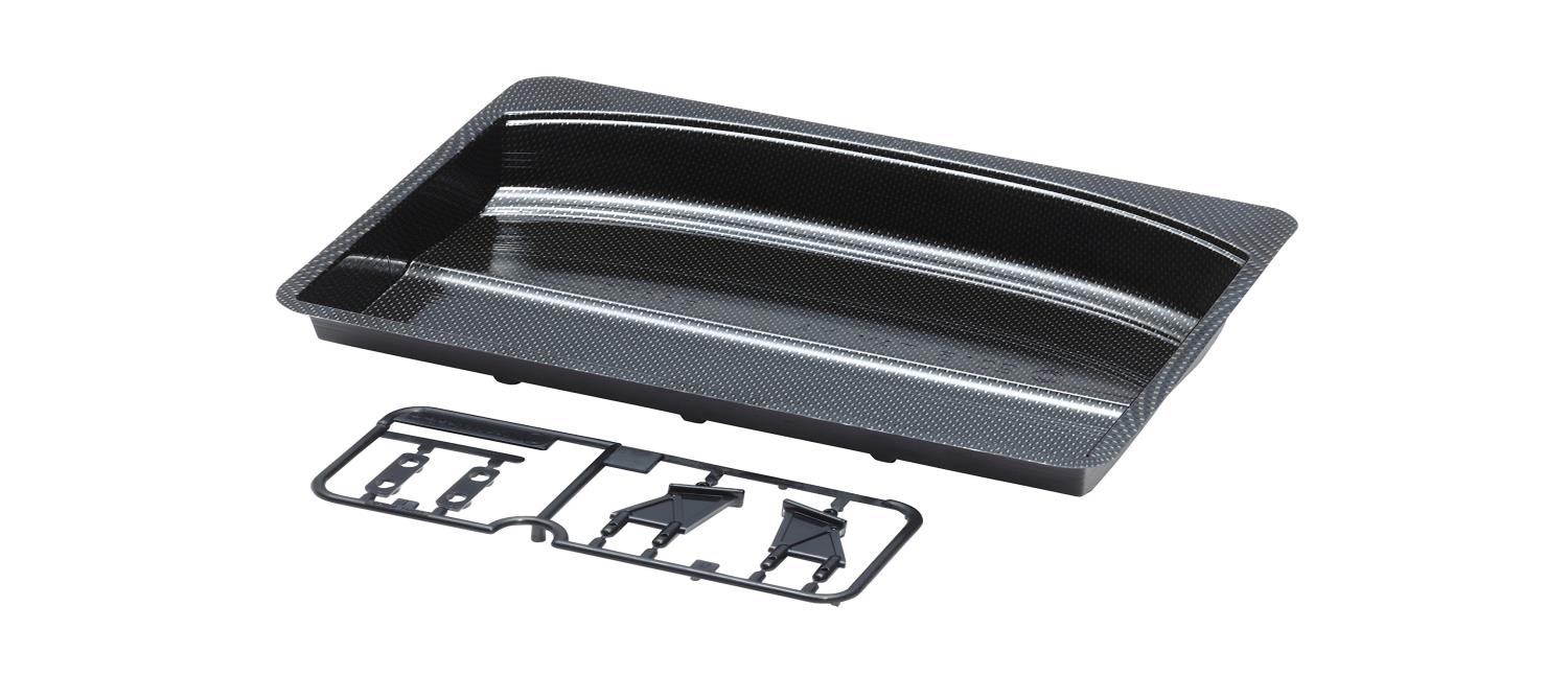 タミヤ(TAMIYA) ホップアップオプションズ No.1688 OP.1688 レーシングウイングセット2 (カーボンパターン) 54688