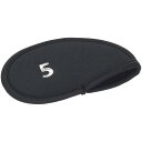 ダイヤゴルフ(DAIYA GOLF) アイアンカバー411 バラ売りモデル 黒 5 HC-411