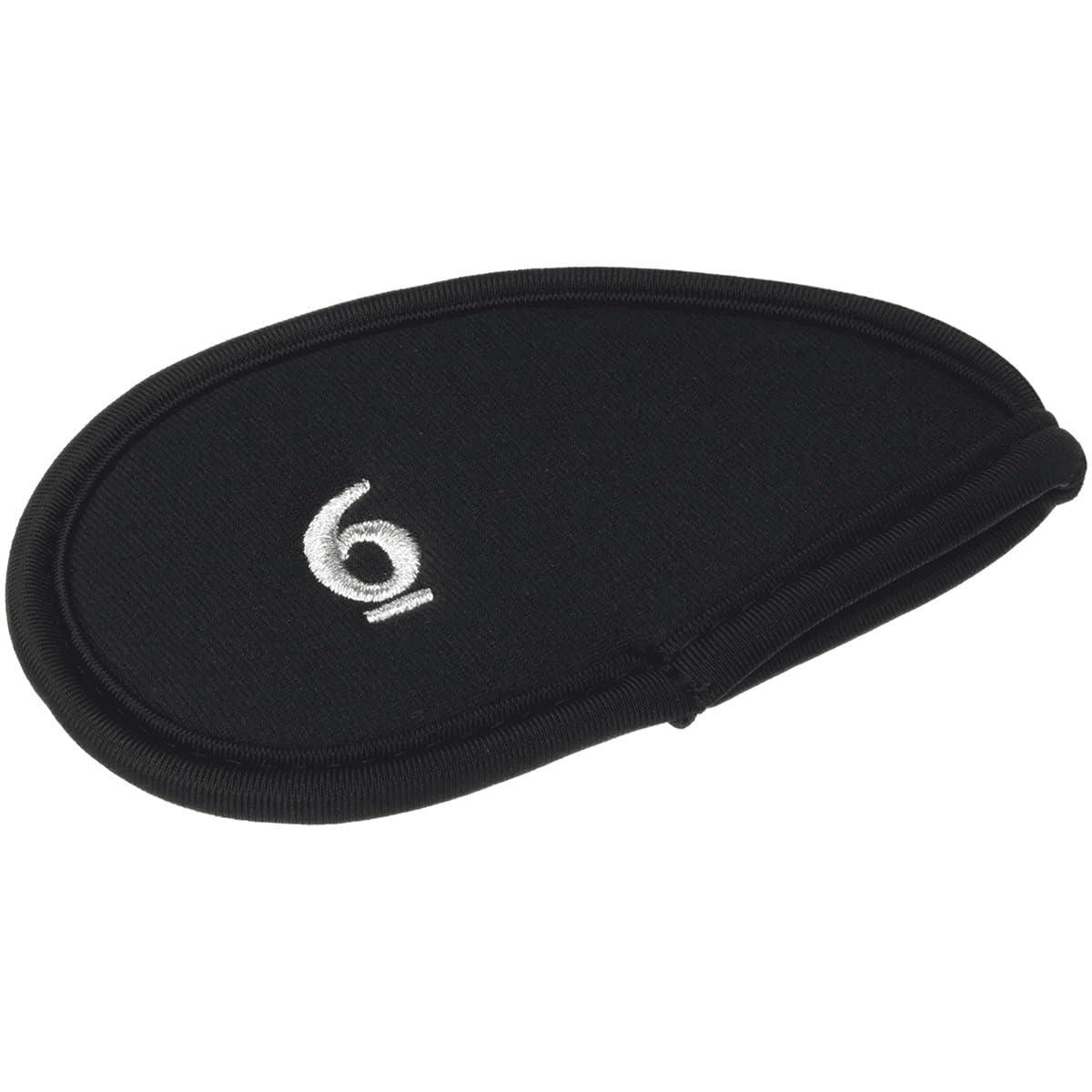 ダイヤゴルフ(DAIYA GOLF) アイアンカバー411 バラ売りモデル 黒 6 HC-411