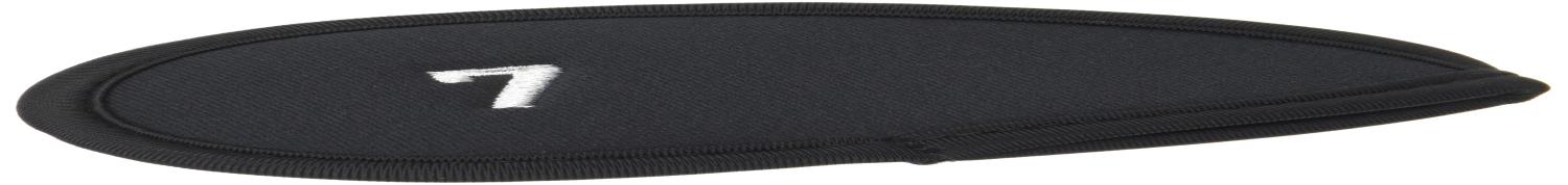 ダイヤゴルフ(DAIYA GOLF) アイアンカバー411 バラ売りモデル 黒 7 HC-411 黒(90)