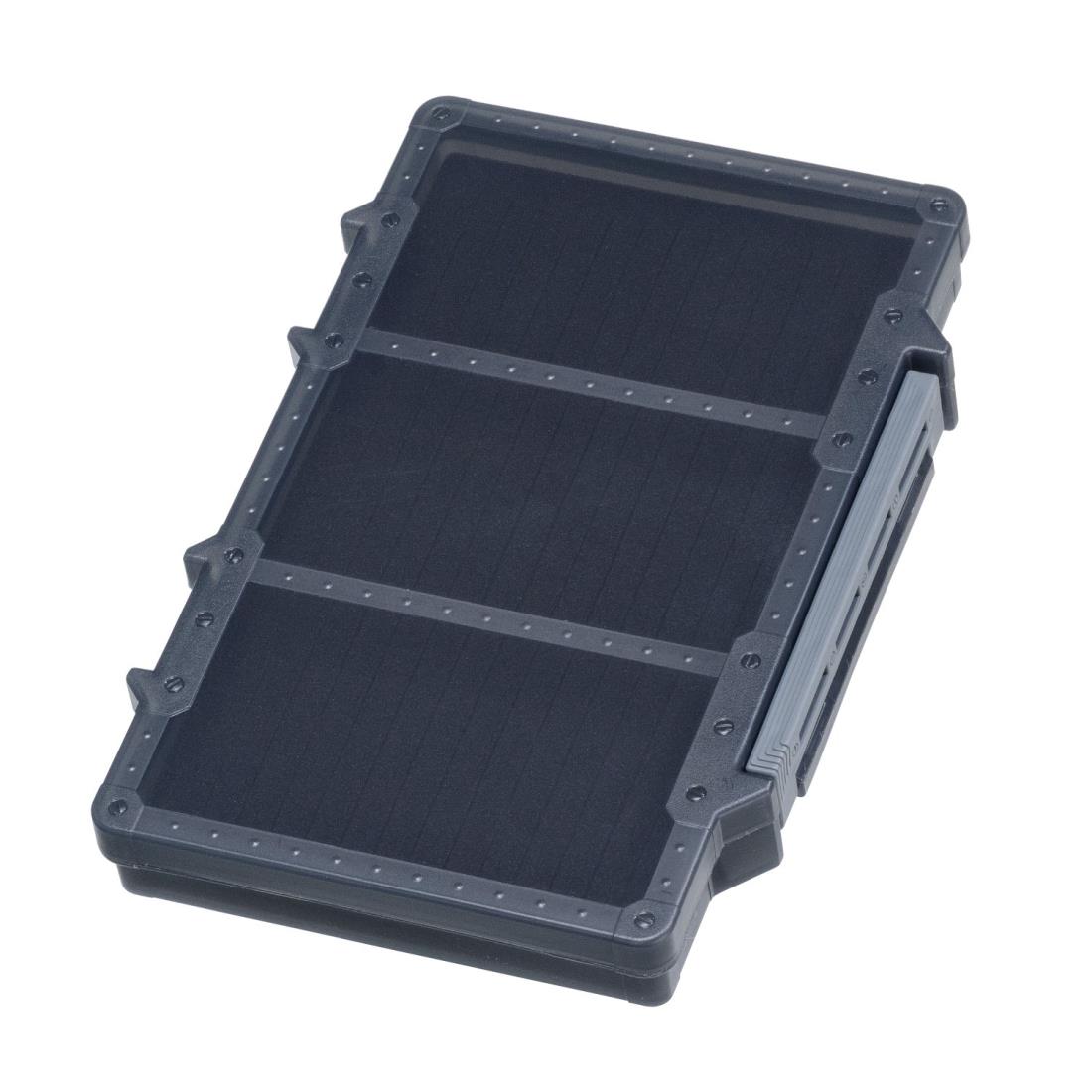 第一精工 タックルケース MCケース ルアーケース ワームケース ブラック #195 S 33248 20.5×13.7×2.6cm