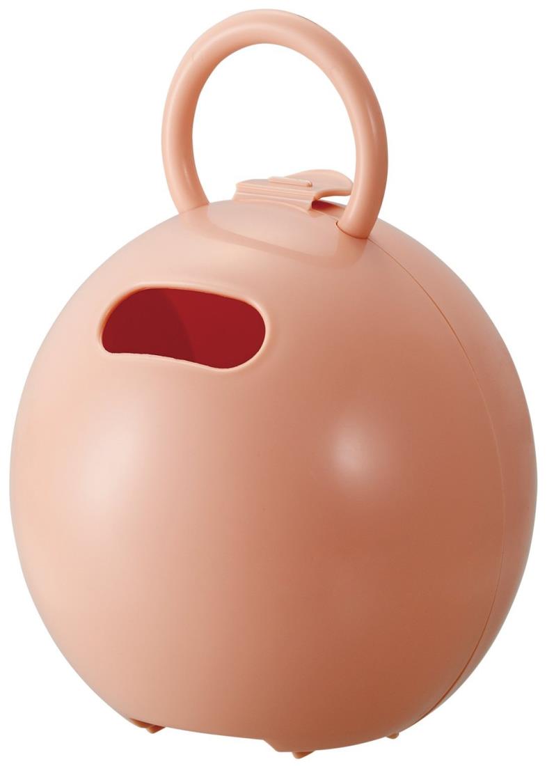 ライクイット (like-it) キッチン収納 ポイッとボール 約幅16.3x奥16.3x高20.8cm アプリコットピンク ..