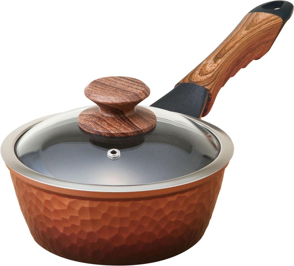 谷口金属 槌目鍛造 片手鍋 18cm IH ガス火対応 PFOS PFOA フリー