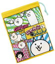 スケーター(Skater) 子供用 コップ袋 21×15cm にゃんこ大戦争 23 日本製 KB62-A