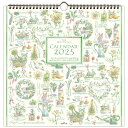 ホールマーク 2025年 カレンダー 壁掛け 大 ハーブカタログ 834-647