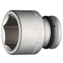 トネ(TONE) インパクト用ソケット 4NV-27 差込角12.7mm(1/2”) 二面幅27mm