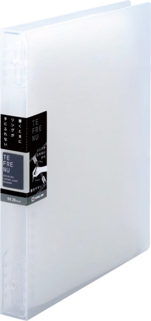 キングジム バインダー ノート テフレーヌ ワイド B5 透明 478TTE透明