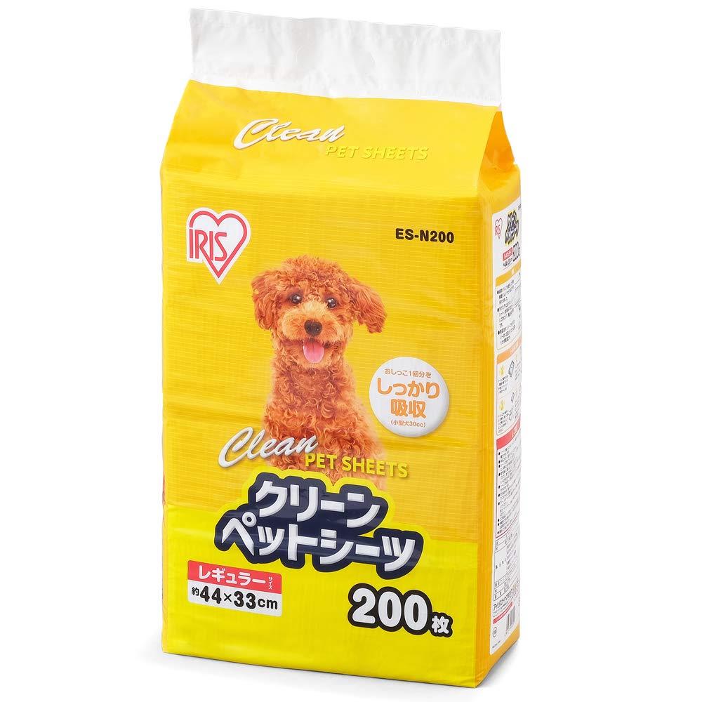 アイリスオーヤマ(IRIS OHYAMA) ペットシーツ 超薄型 1回使い捨て 抗菌 消臭 小型犬 レギュラー 200枚入