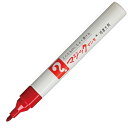 寺西化学 マジックインキ 油性ペン No.500 細字 赤 10本 B-M500-T2(3)