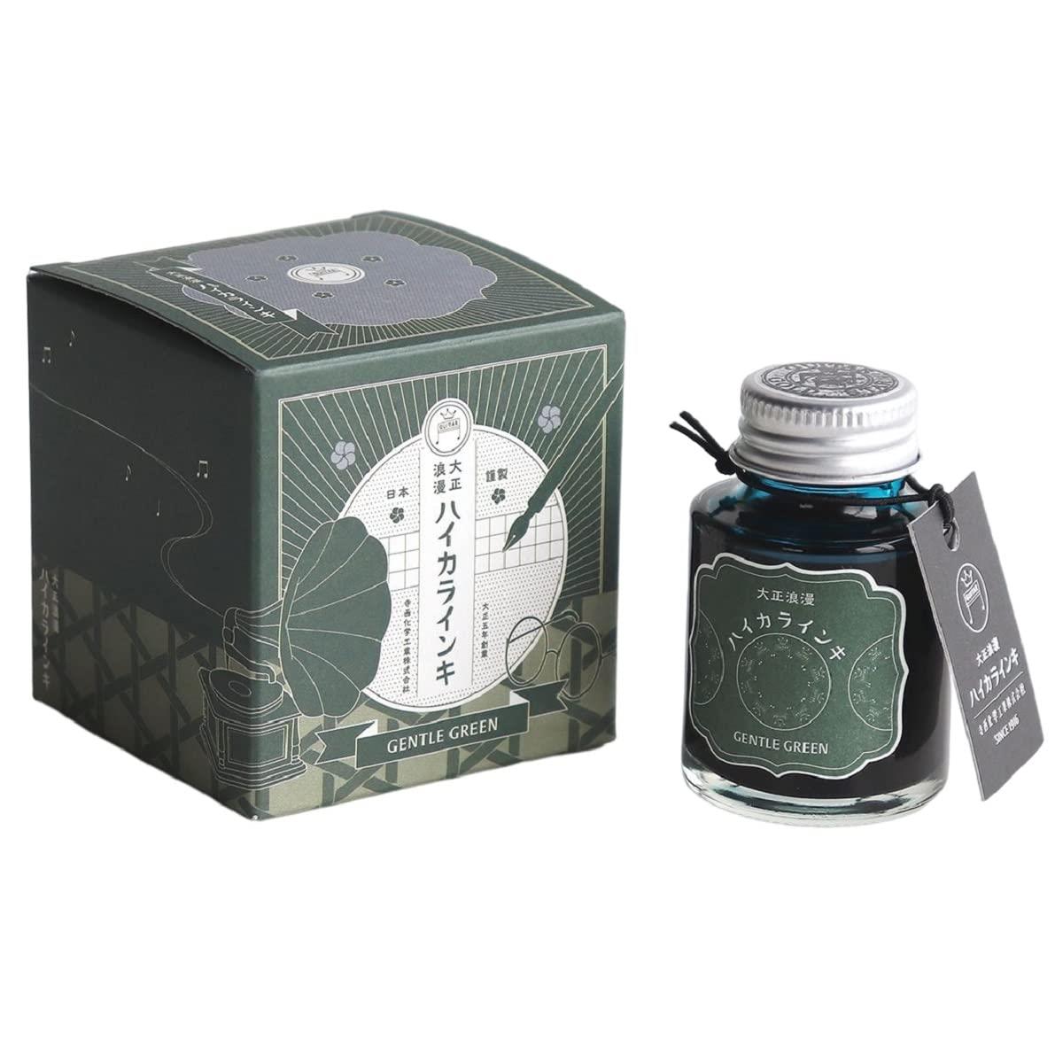 寺西化学 ギター 大正浪漫ハイカラインキ ジェントルグリーン TRH-40ML-T62