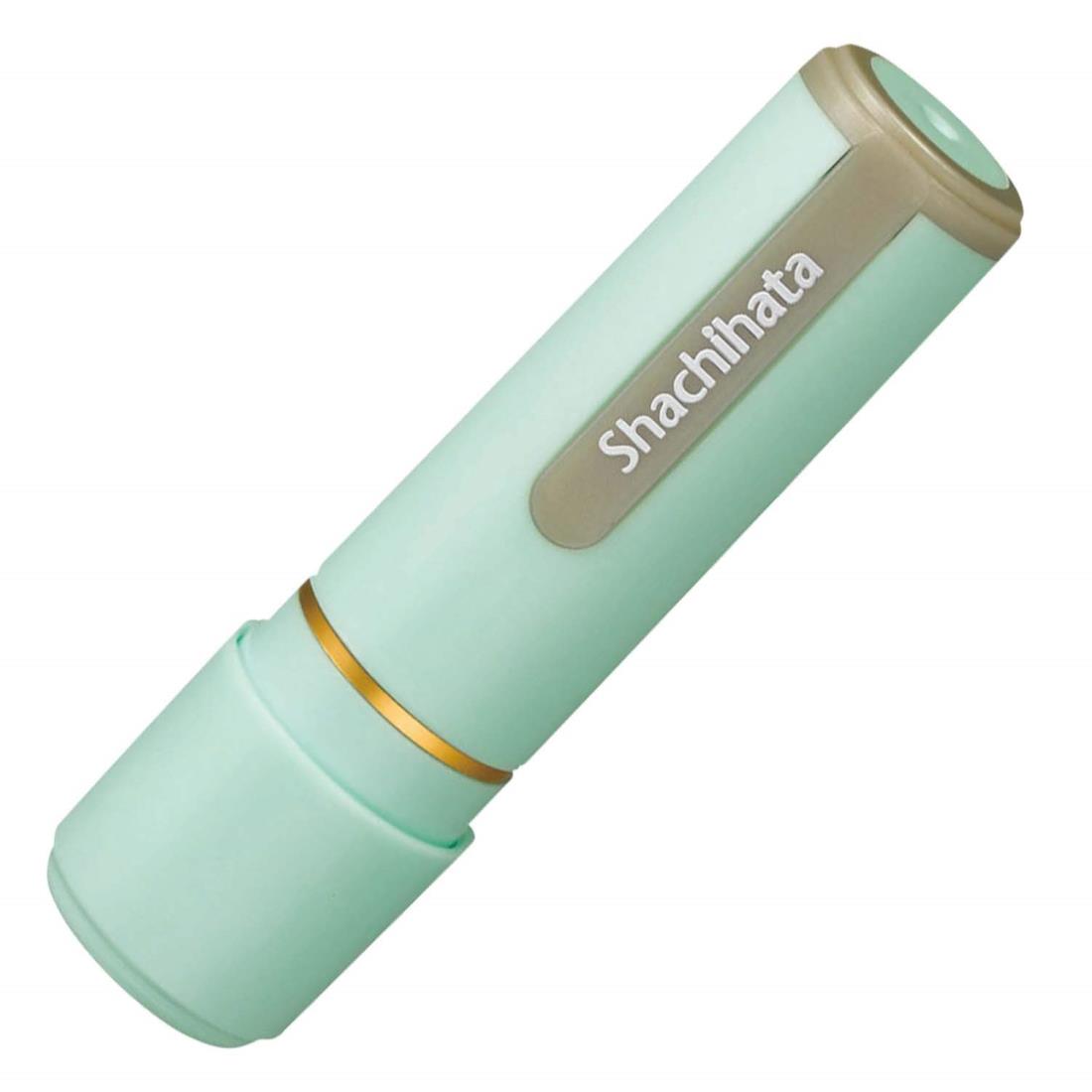 シャチハタ 印鑑 ハンコ ネーム9 メールオーダー式 ペールグリーン XL-9/C4(MO)