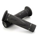 デイトナ(Daytona) PROGRIP(プログリップ) バイク用 グリップ ハンドル径φ22.2用 122mm 耐振ゲル エンド貫通 838 X-SLIMタイプ グレー 98156
