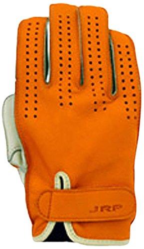 ジェイアールピー(Jrp) バイク レザーグローブ 3シーズンショートグローブ オレンジ/アイボリー LL BPS