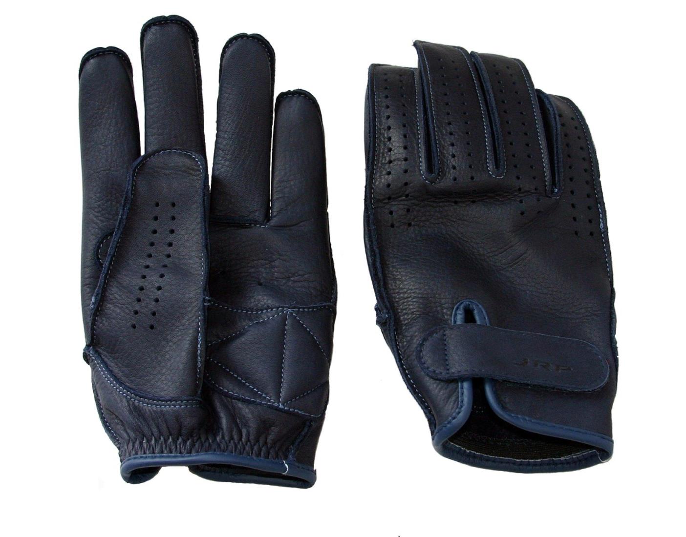 ジェーアールピー(JRP) バイク レザーグローブ BPS ネイビー L