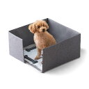 アイリスオーヤマ 犬 猫 トイレサークル レギュラー 飛び散り防止 【猫砂の飛散も】 PTC-N4824 グレー