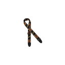 Fender ストラップ Fender® 2” Monogrammed Strap, Black/Yellow/Brown