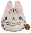 三英貿易(Sanei Boeki) オリジナル ぬいぐるみ ねこだんご サーバルキャット W7.5×D6×H7cm アニマル