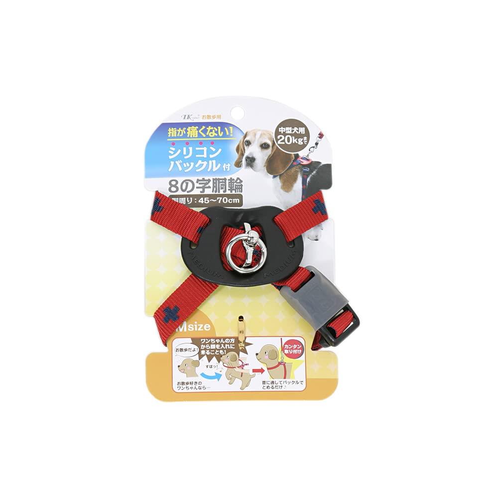 DISUKI(ダイスキ) クロスプラスハーネス M(中型犬用) 赤