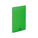 リヒトラブ ファイル 横入れ クリヤーブック A4/A3(見開きA3収納) 20P 黄緑 N5040-6