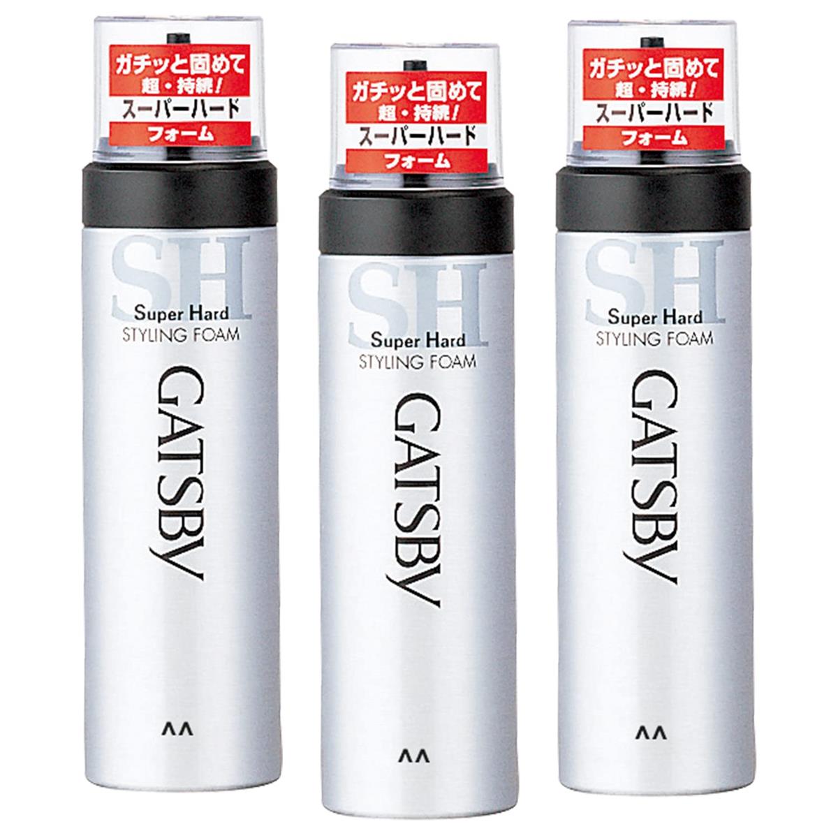 GATSBY(ギャツビー) スタイリングフォーム スーパーハード メンズ 整髪料 185g×3本