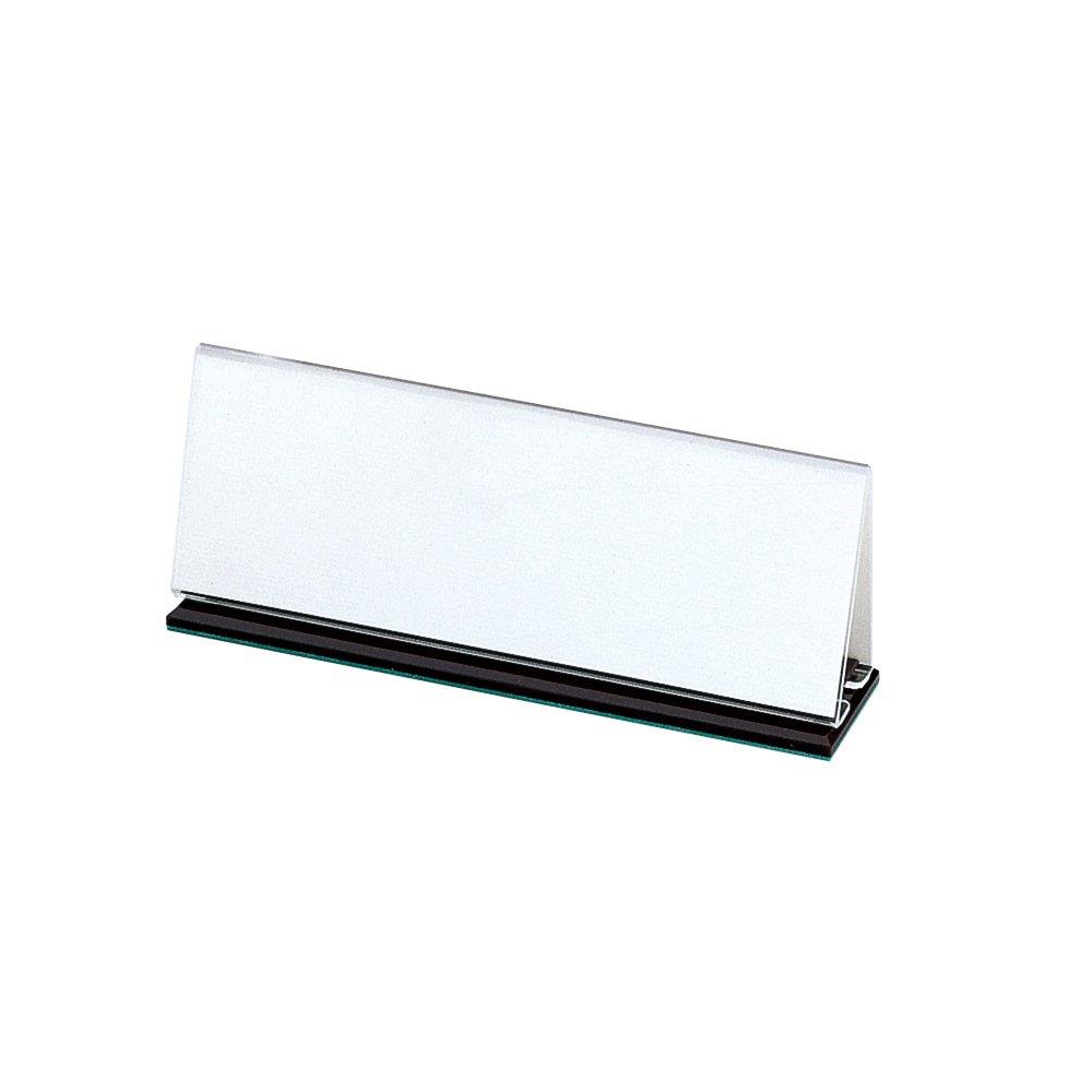 プラス 会議用席札 アクリル W200×D50×H77mm CT-202 62-136