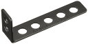 エーモン(amon) 取付金具(L型) 黒 穴径7mm 15×72×37mm S734