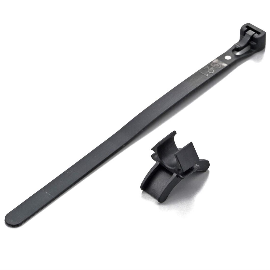 デイトナ(Daytona) バイク用 充電ケーブル オプション品 ケーブル取付用 ハンドルクランプ 17791