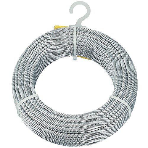 TRUSCO(トラスコ) メッキ付ワイヤロープ Φ2mmX30m CWM2S30