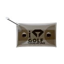ダイヤゴルフ(DAIYA GOLF) クリアティーケース ブラック ゴルフ 小物入れ 小物ケース ラウンド小物 ラウンド用品 カラナビ付き ティーホルダー AS...