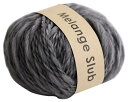 DARUMA メランジスラブ 毛糸 超極太 Col.7 ダークグレー 40g 約46m 01-6580