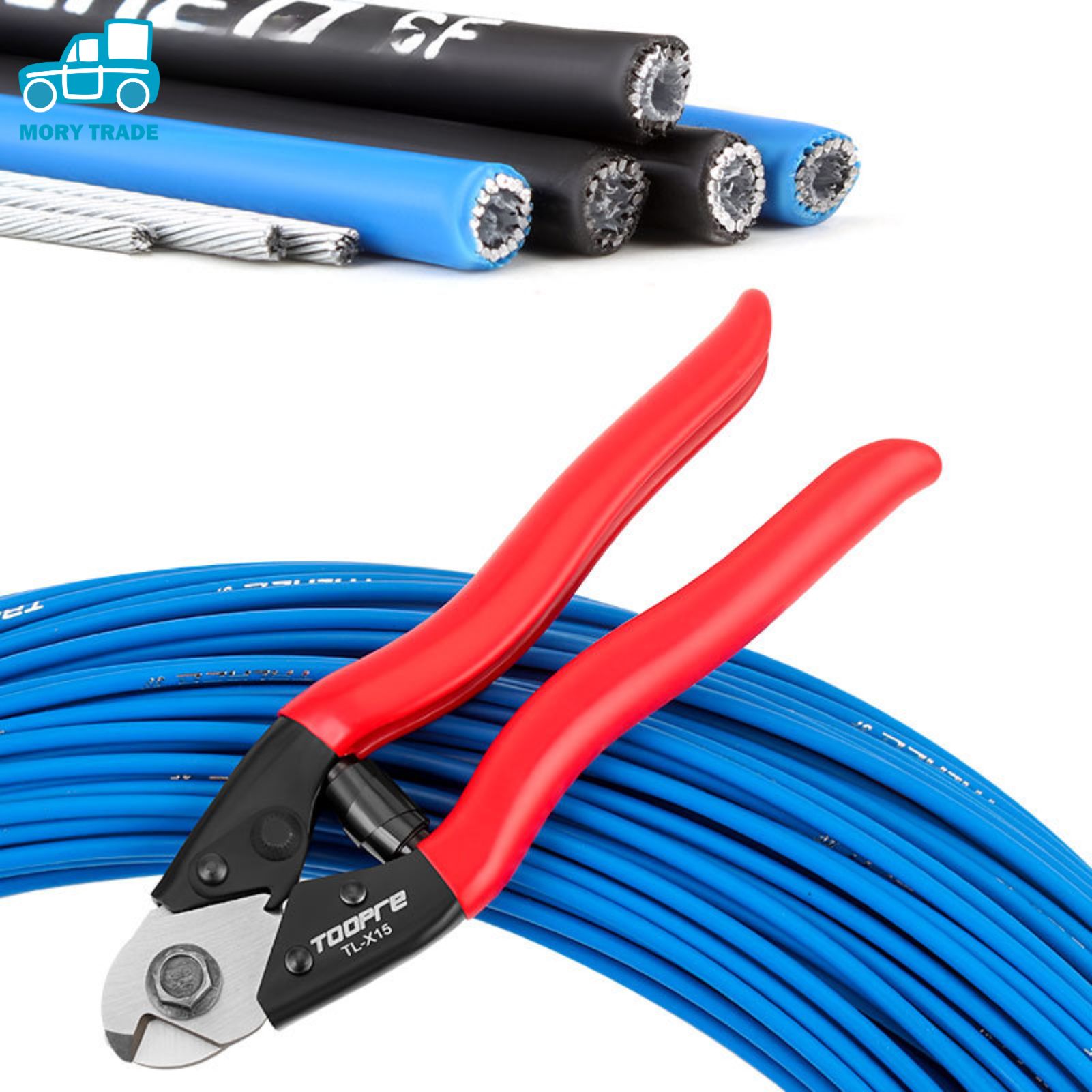 自転車 ワイヤーカッター ブレーキワイヤー シフトワイヤー アウター インナー ケーブル 切断工具 ハン..