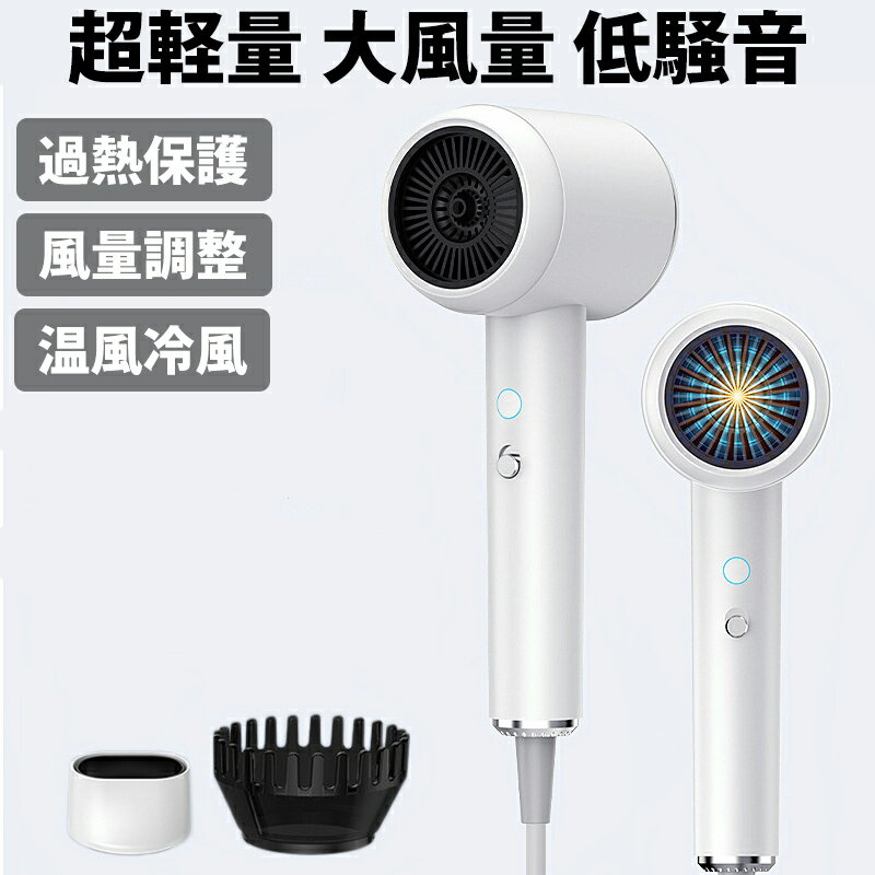 ダドライヤー ヘアドライヤー 速乾 大風量 高濃度マイナスイオン 60℃低温乾燥 1300W 熱風・冷風のクロス効果 ドライヤー 時短 家庭用 ヘアサロン 出張...