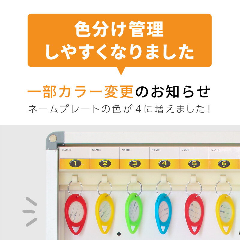 キーボックス 壁掛け 鍵付き 収納ボックス 48本 プレート付 右開き 左開き アルミ製 紛失防止 業務用 | 軽量 薄型 壁付け 玄関 おしゃれ 大容量 オフィス 事務所 会社 工場 店舗用品 大型 中型 小型 【送料無料】@74073